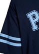 Kort T-shirtjurkje met sportieve details, Blauw, Packshot image number 4