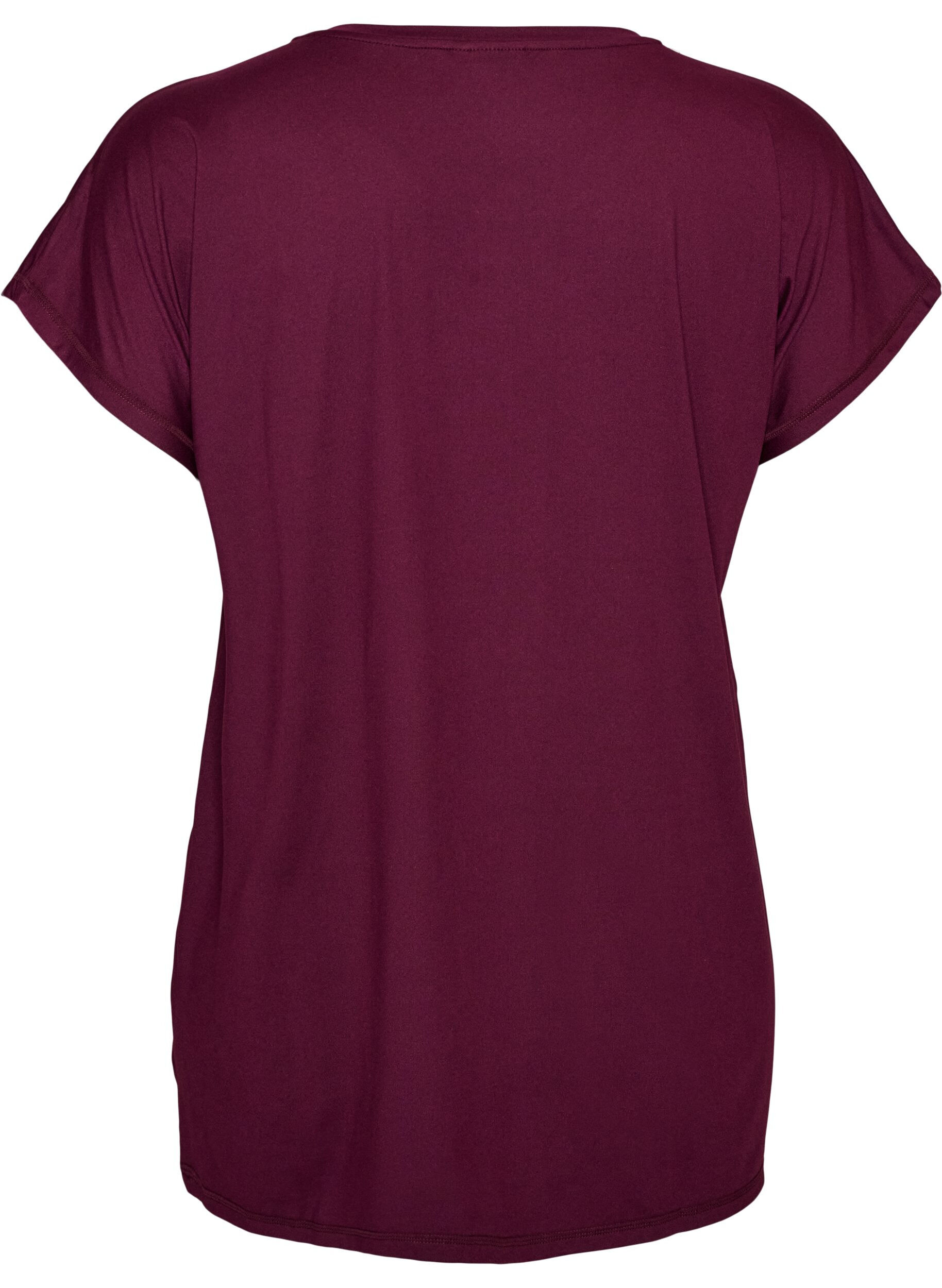 ZizziLang trainings-T-shirt, Paars, Packshot image number 1