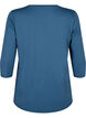 Training blouse met 3/4 mouwen, Blauw, Packshot image number 1