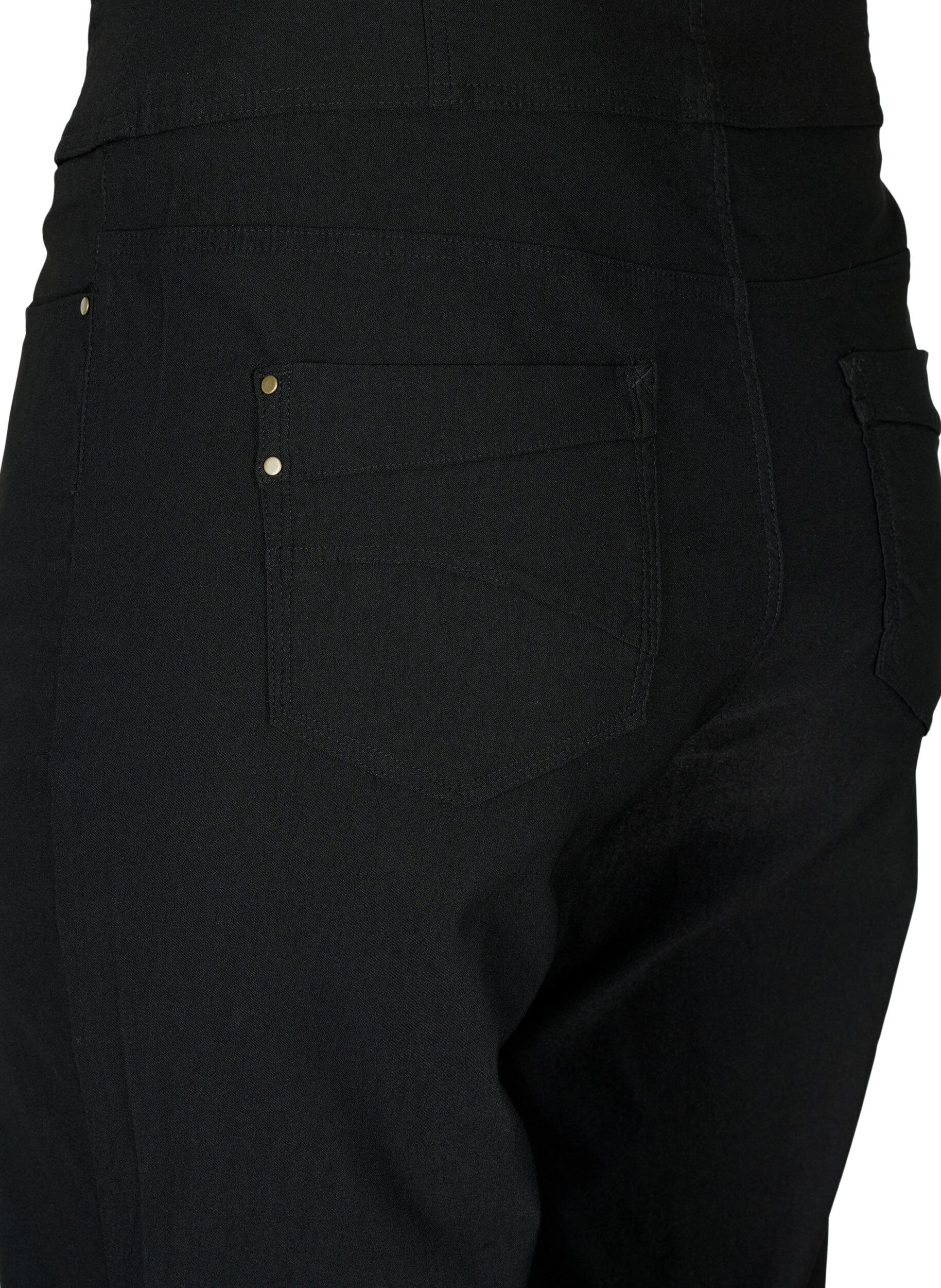 Zizzi Strak slipje met high waist, Black, Packshot image number 3