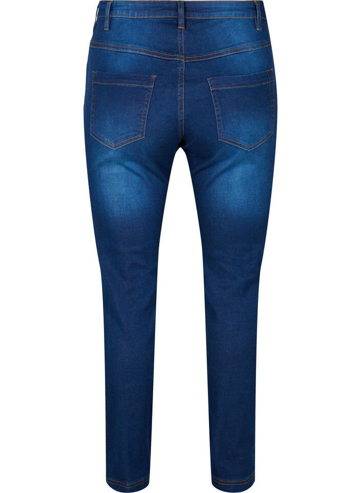 Slim fit Emily jeans met normale taille, Blauw, Packshot image number 1