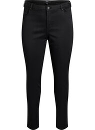 Slim fit Emily jeans met normale taille, Zwart