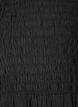 Midi-jurk van viscose met smockwerk, Zwart, Packshot image number 2