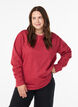 Sweatshirt met ronde hals, Rood, Model image number 0