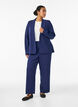 Klassieke blazer met knoopsluiting en zakken, Blauw, Model image number 1
