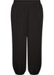 Jersey ballonbroek met hoge taille, Zwart, Packshot image number 0