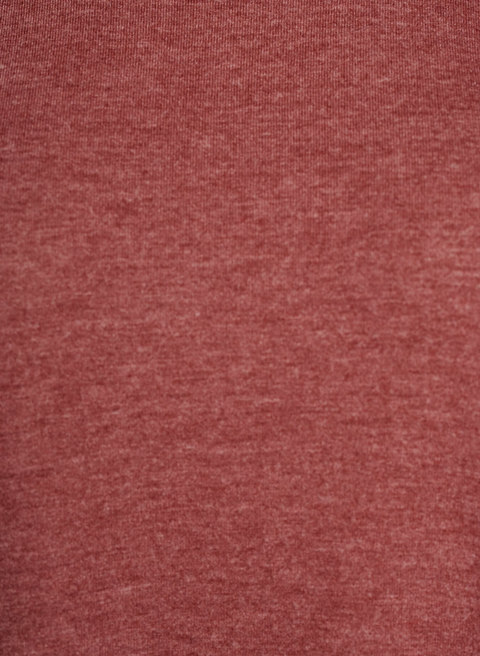 Zizzi Jersey blouse met 3/4 mouwen, Rood, Packshot image number 2