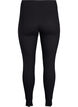 Strakke geribde broek, Black, Packshot image number 1