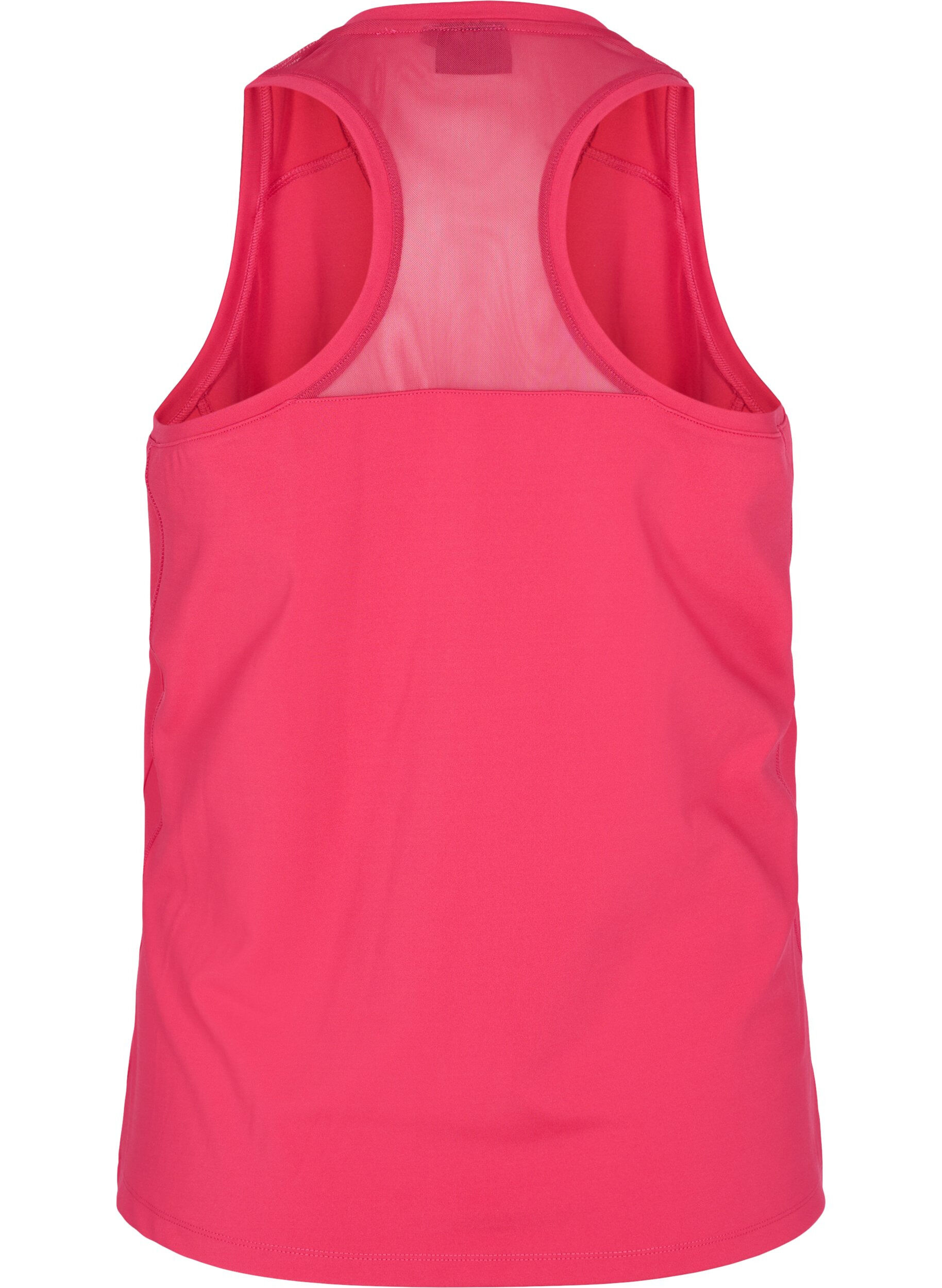 Zizzi Sporttop met racerback rug en mesh, Jazzy, Packshot image number 1