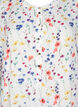 Gebloemde midi-jurk met 3/4-mouwen, Blauw, Packshot image number 2