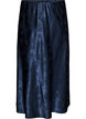 Satijnen rok met een tonale bloemenprint, Blauw, Packshot image number 0