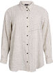 Shirt met gestreept patroon, Wit, Packshot image number 0