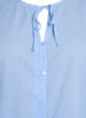 Shirtblouse met strikkoord en gestippelde textuur, Blauw, Packshot image number 2