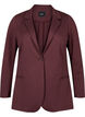 Eenvoudige blazer met knoopsluiting, Donker Bordeaux, Packshot image number 0