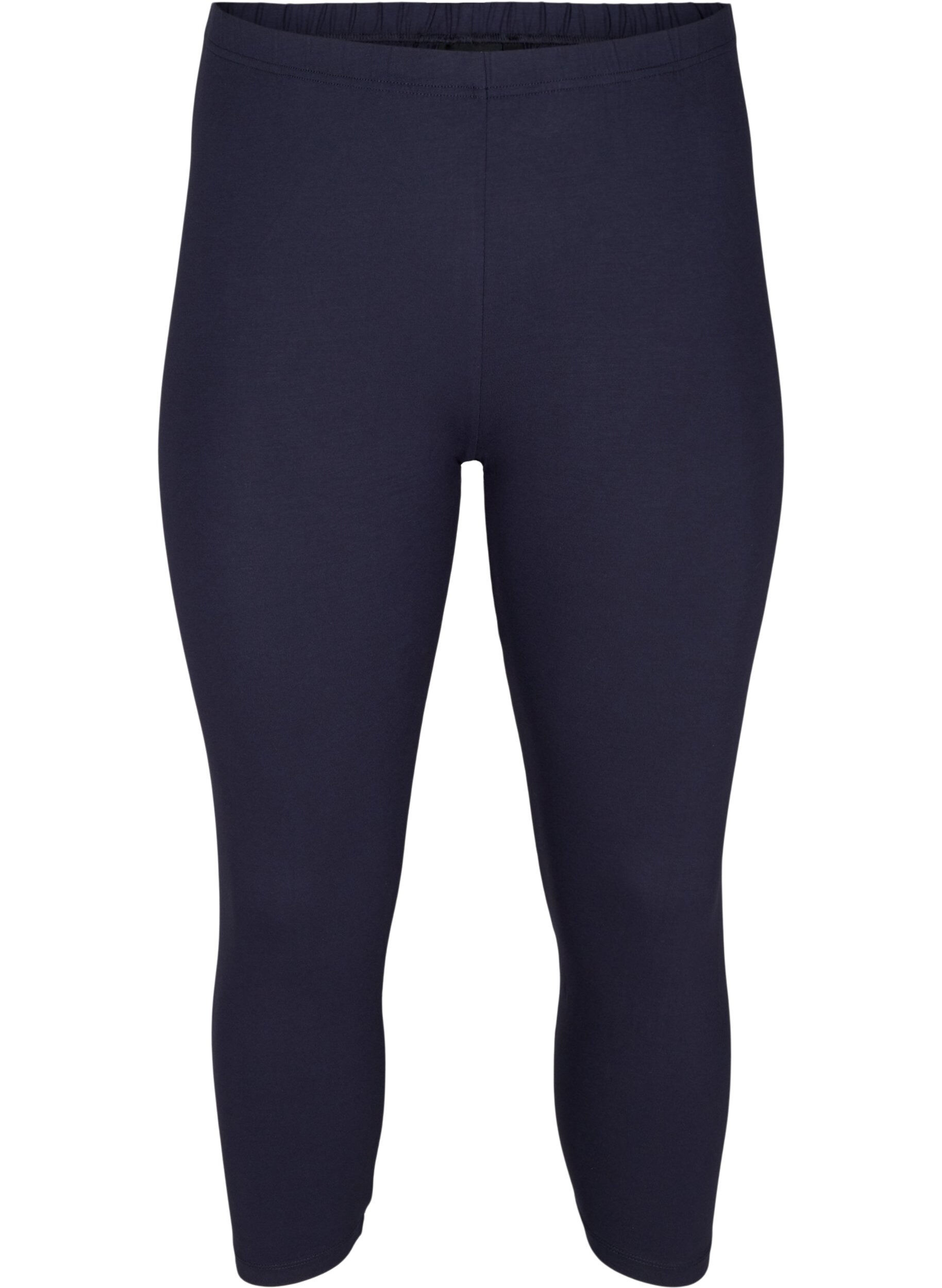 Zizzi Basic 3/4 legging, Night Sky, Packshot image number 0