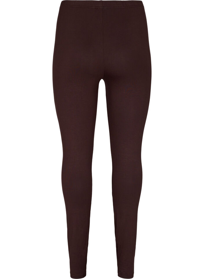Basic legging in viscose, Bruin, Packshot image number 1