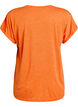 Los workout T-shirt met korte mouwen, Oranje, Packshot image number 1