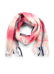 Sjaal met franjes, Pink