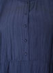 Korte viscose jurk met ruchesdetails, Blauw, Packshot image number 2