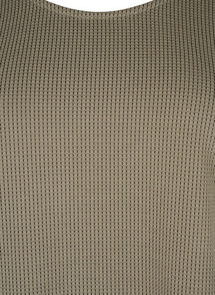 A-lijn blouse met textuur, Greige, Packshot image number 2