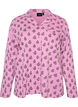 Katoenen pyjamashirt met borstzak, Roze, Packshot image number 0