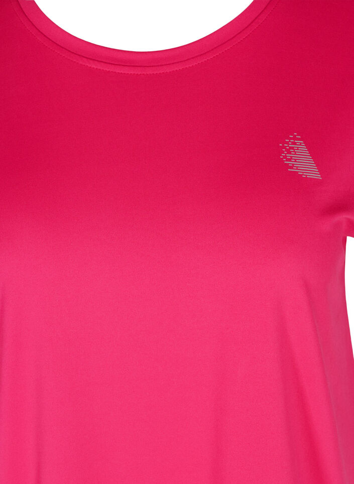 Effen sportshirt, Roze, Packshot image number 2