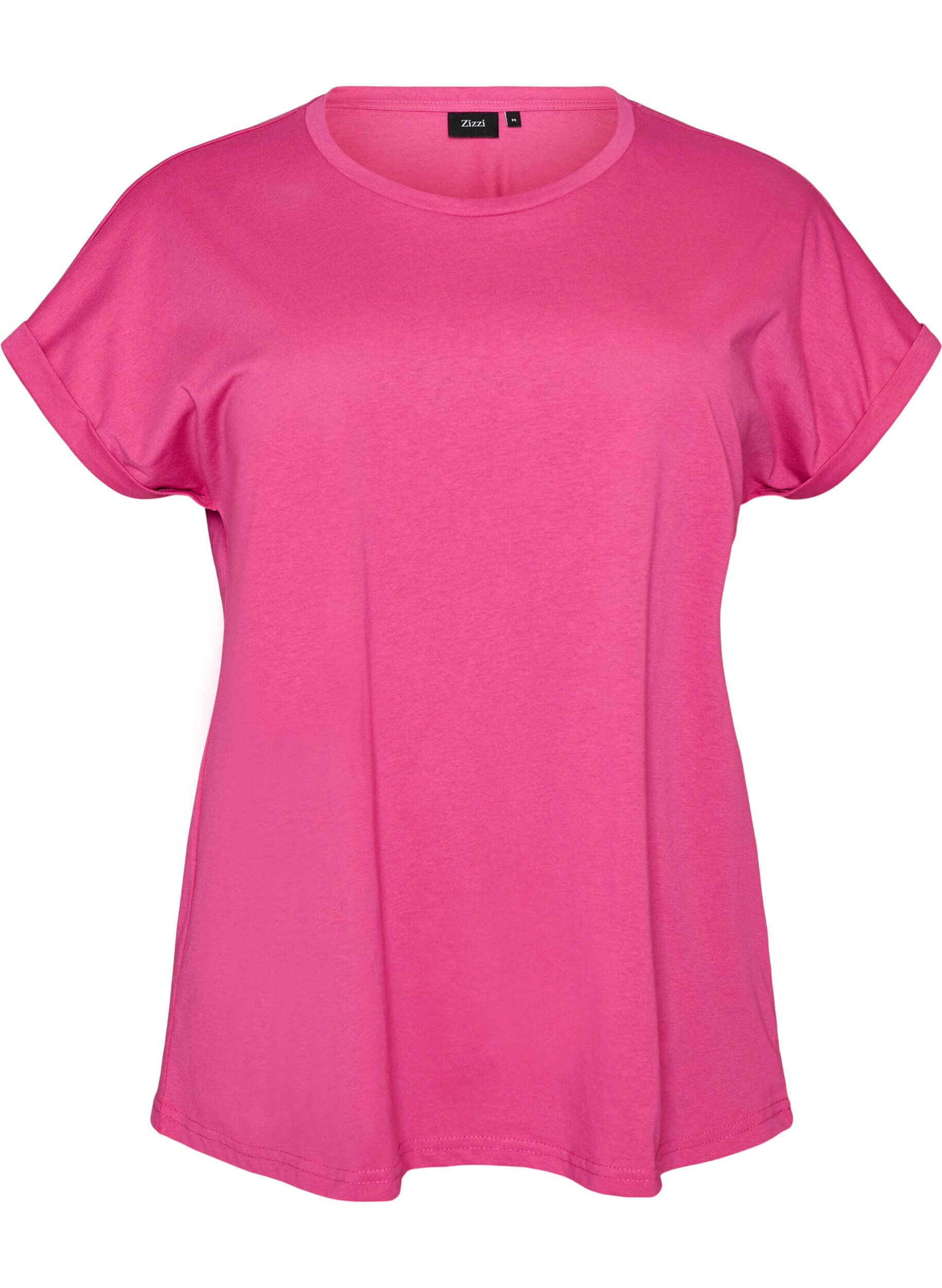 T-shirt met korte mouwen van katoenmix