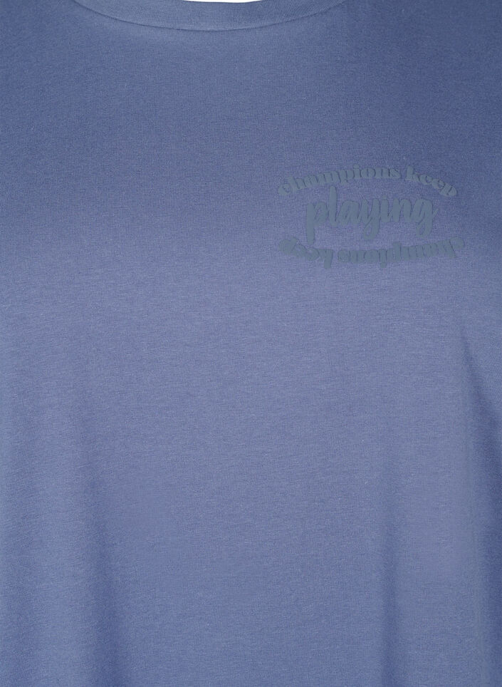 Sportief T-shirt in biologische katoen, , Packshot image number 2