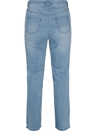 Jeans met extra hoge taille, Light blue, Packshot image number 1