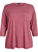 Jersey blouse met 3/4 mouwen, Rood, Packshot image number 0