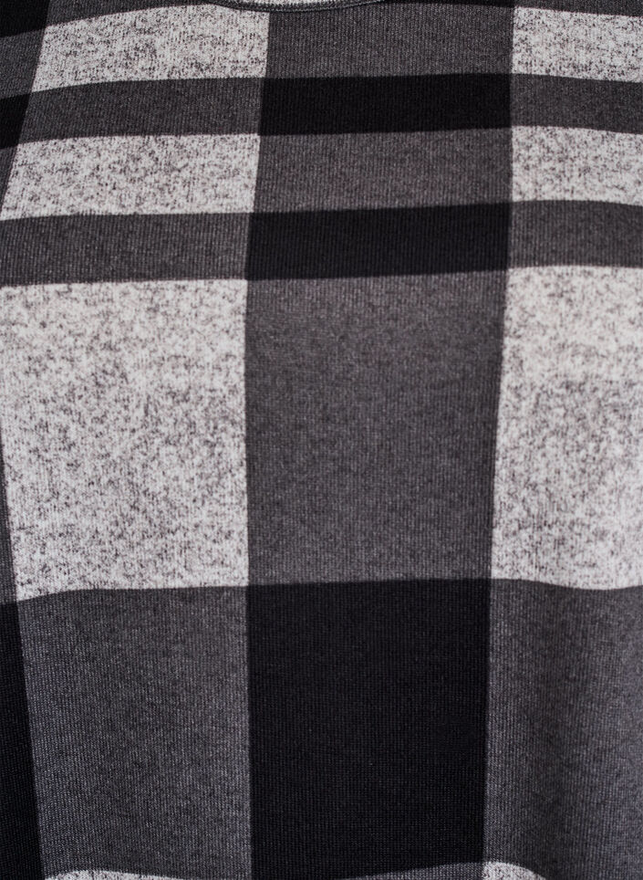 Gedessineerde blouse met lange mouwen, Grijs, Packshot image number 2