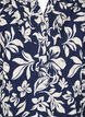 Katoenen blouse met 3/4 mouwen en print, Naval Academy Flower, Packshot image number 2