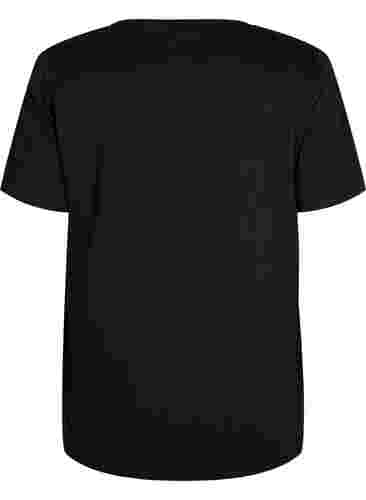 FLASH - T-shirt met motief, Black, Packshot image number 1