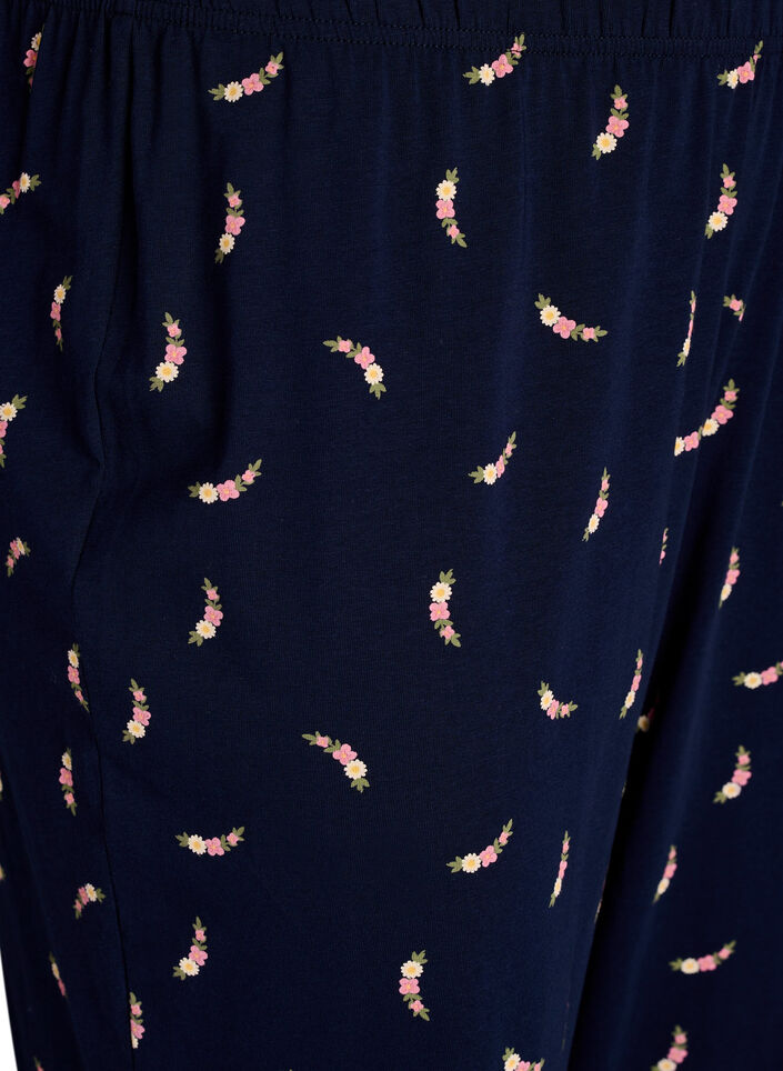 Bedrukte pyjamabroek, Blauw, Packshot image number 2