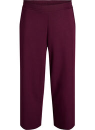 7/8-broek van modalmix met zakken, Donker Bordeaux