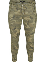 Nauwsluitende broek met camouflageprint, Camouflage