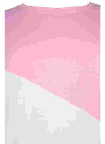 Sweatshirt met colour-block, C. Pink C. Blocking, Packshot image number 2