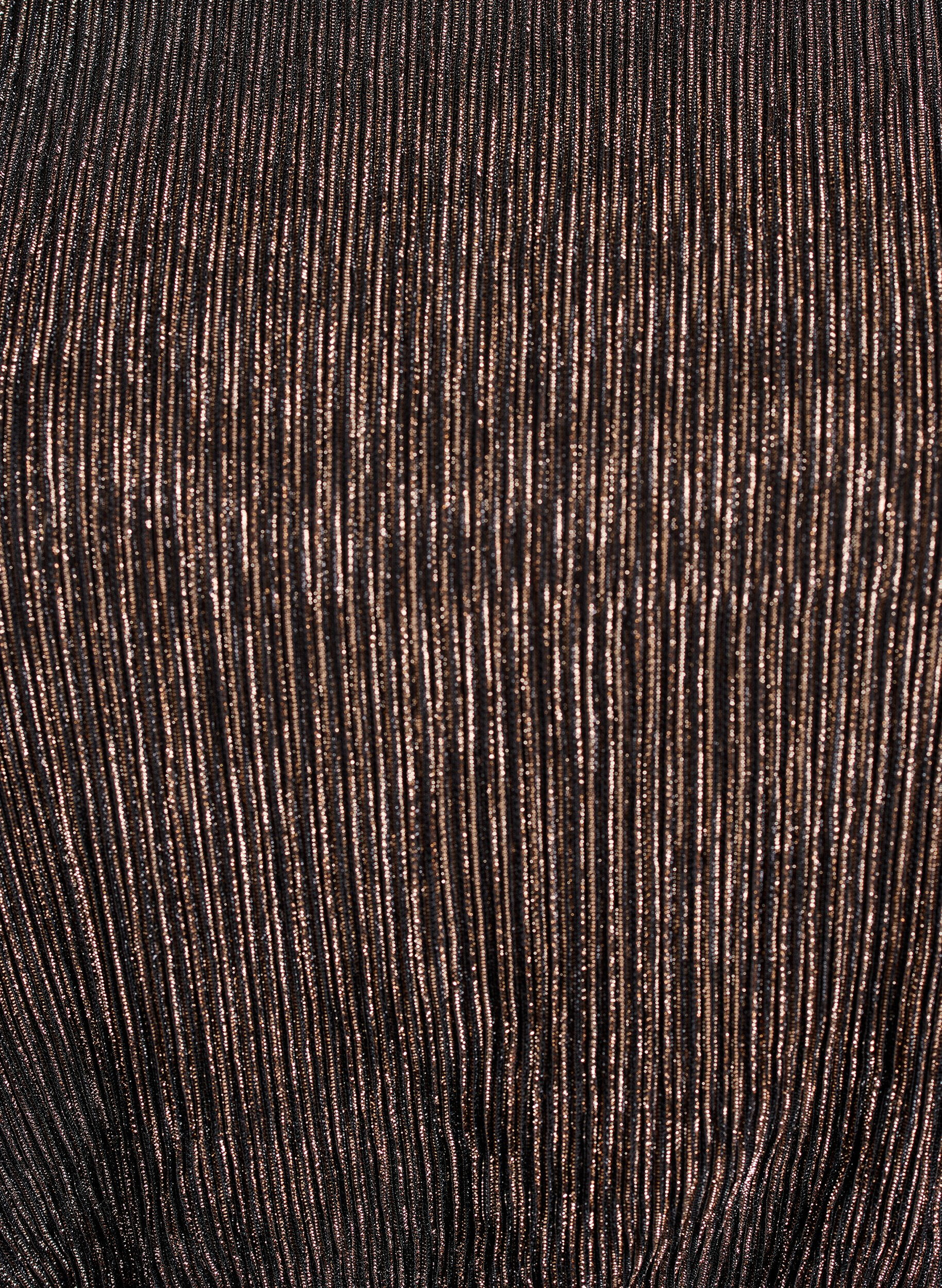 Zizzi Jurk met glitterstrepen en lange mouwen, Zwart, Packshot image number 2