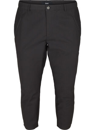Klassieke broek met enkellengte, Black, Packshot image number 0