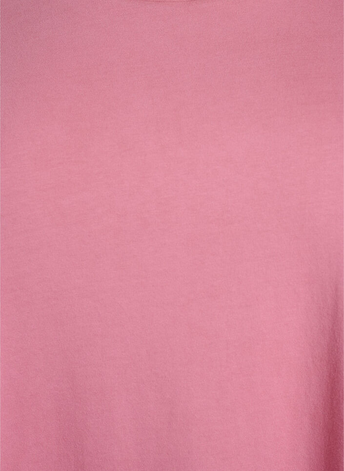 Korte A-lijn jurk met een gewassen look, Roze, Packshot image number 2