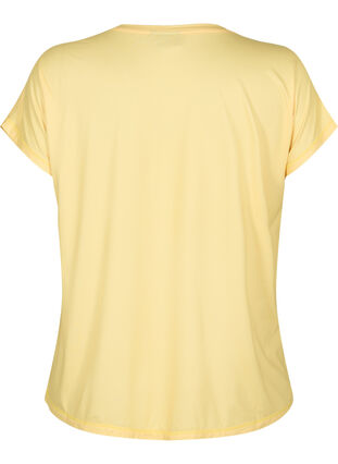 Trainings T-shirt met korte mouwen, Lemon Meringue, Packshot image number 1