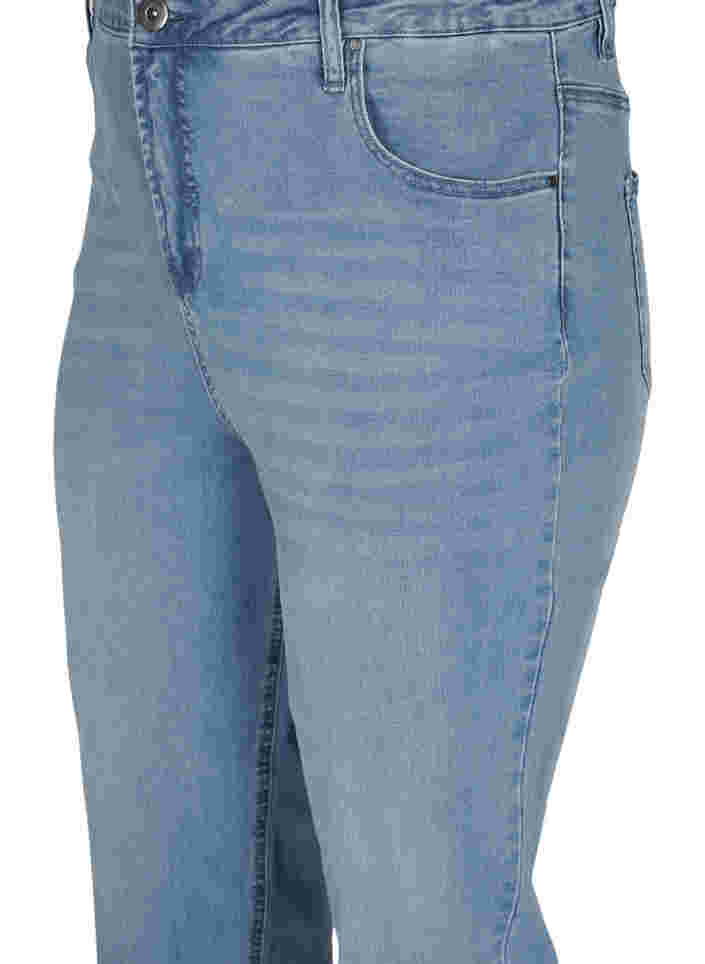 Jeans met extra hoge taille, Light blue, Packshot image number 2