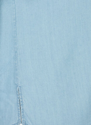 Overhemd met korte mouwen van lyocell (TENCEL™), Light blue denim, Packshot image number 3