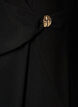 Jersey jurk met drapering en decoratieve gesp, Zwart, Packshot image number 3