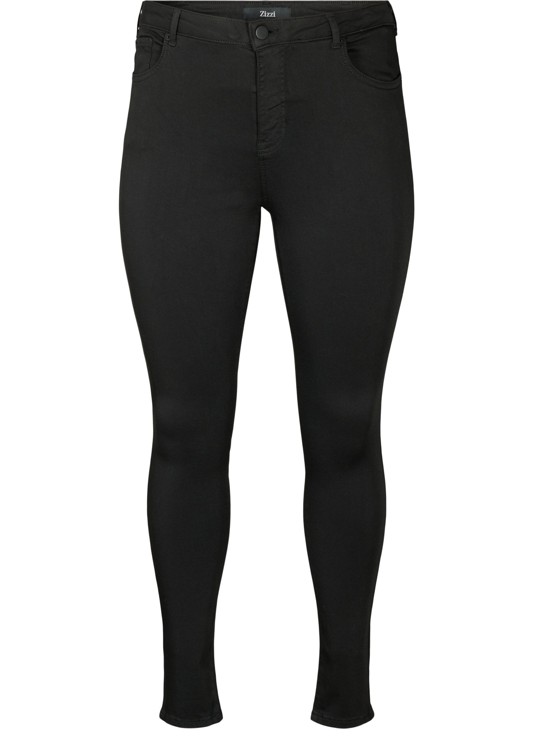 Stay black Amy jeans met hoge taille