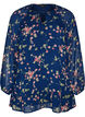 A-lijn tuniek met bloemenprint, Blauw, Packshot image number 0