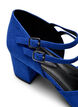 Pumps met dubbele bandjes, Blauw, Packshot image number 3