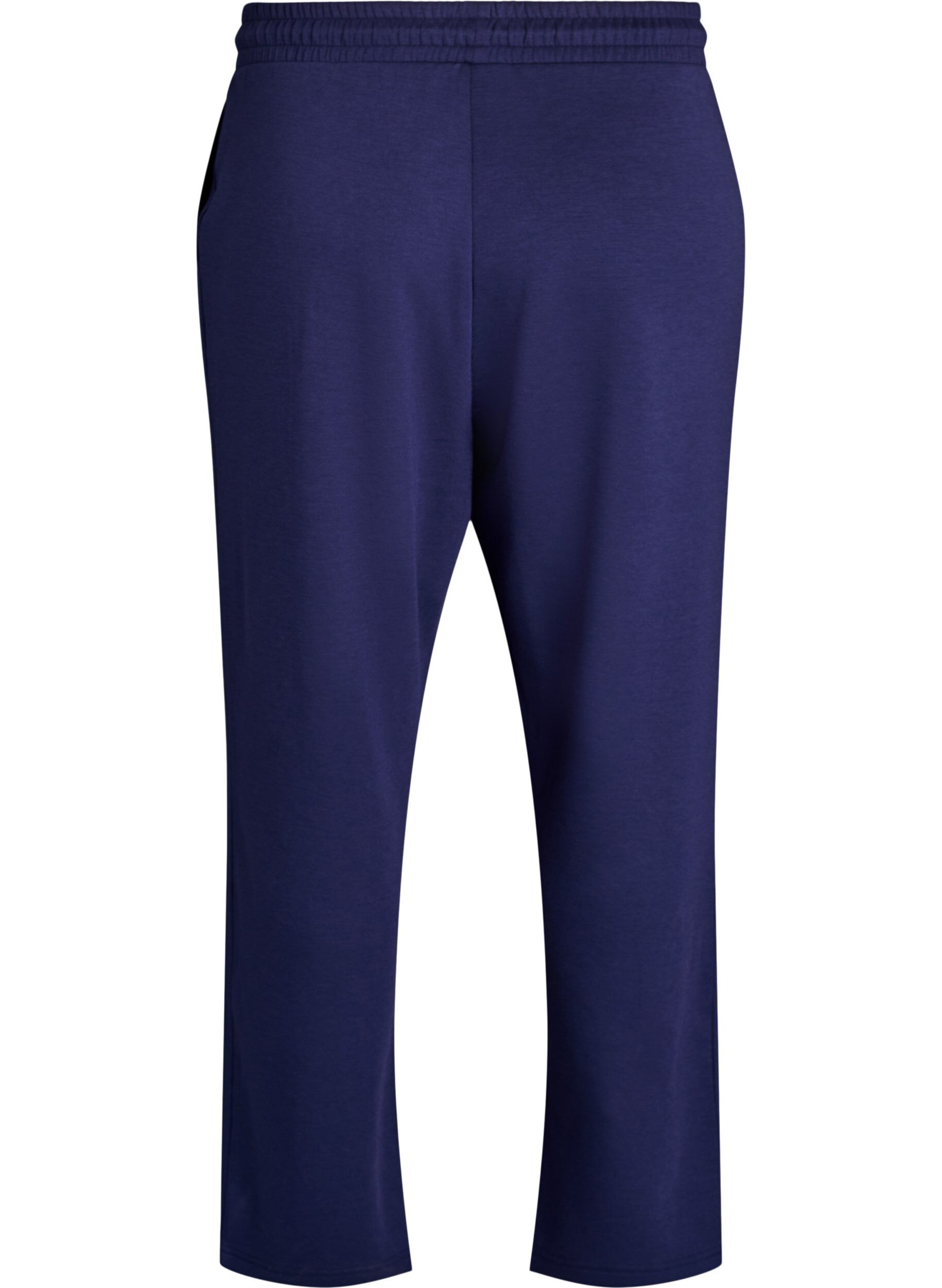 Zizzi Losse broek van modalmix, Blauw, Packshot image number 1