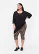 2-pack van 3/4 leggings, Black / LEO AOP, Model image number 0