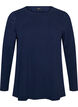 Basic jerseyblouse met lange mouwen, Blauw, Packshot image number 0
